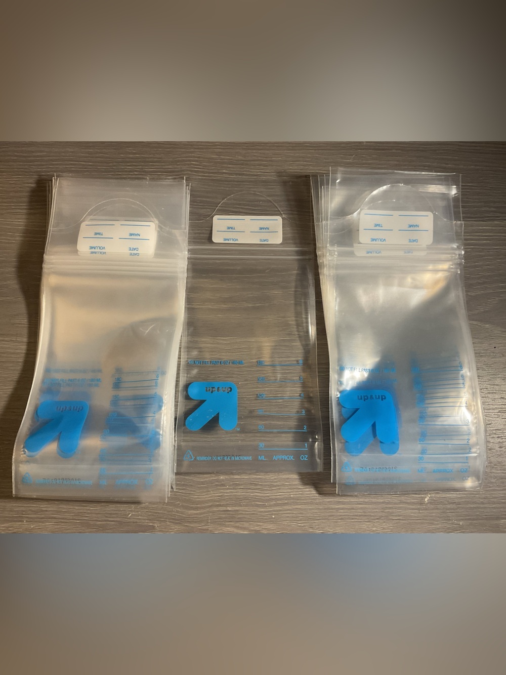 Clear Protective Storage Bags Count of 23 From Up & Up (Breastmilk Pouches)
